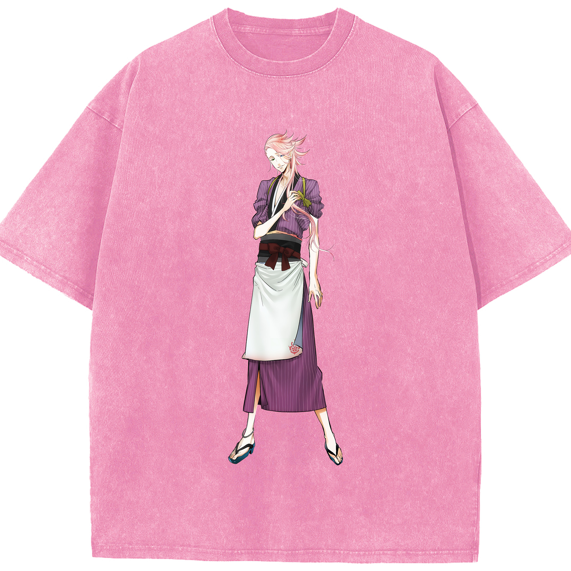 （画像用） 刀剣乱舞 Touken Ranbu 綿100% ヴィンテージ風 半袖Tシャツ（フロントプリント）
